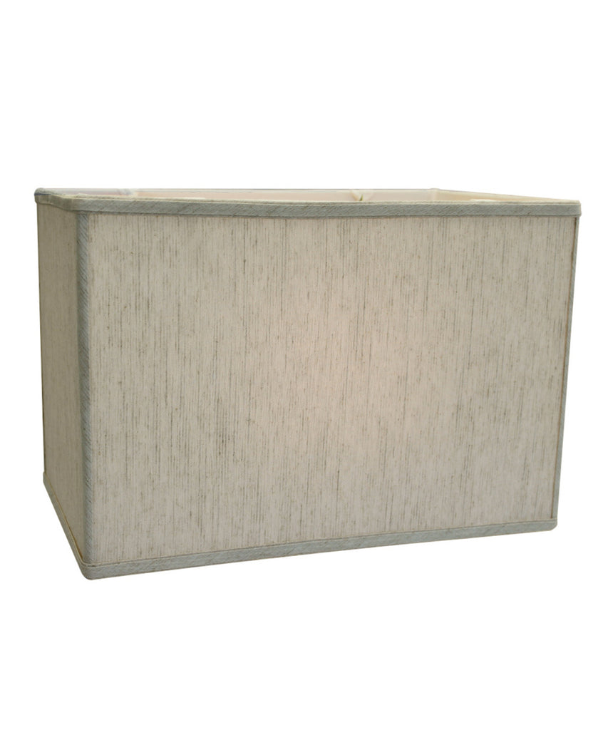 Rectangular Drum Lampshade (10x16) (10x16) x 11 Textured Oatmeal