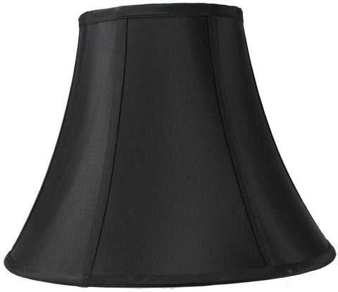 7x14x11 SLIP UNO FITTER Black with Gold Lining Bell Lampshade