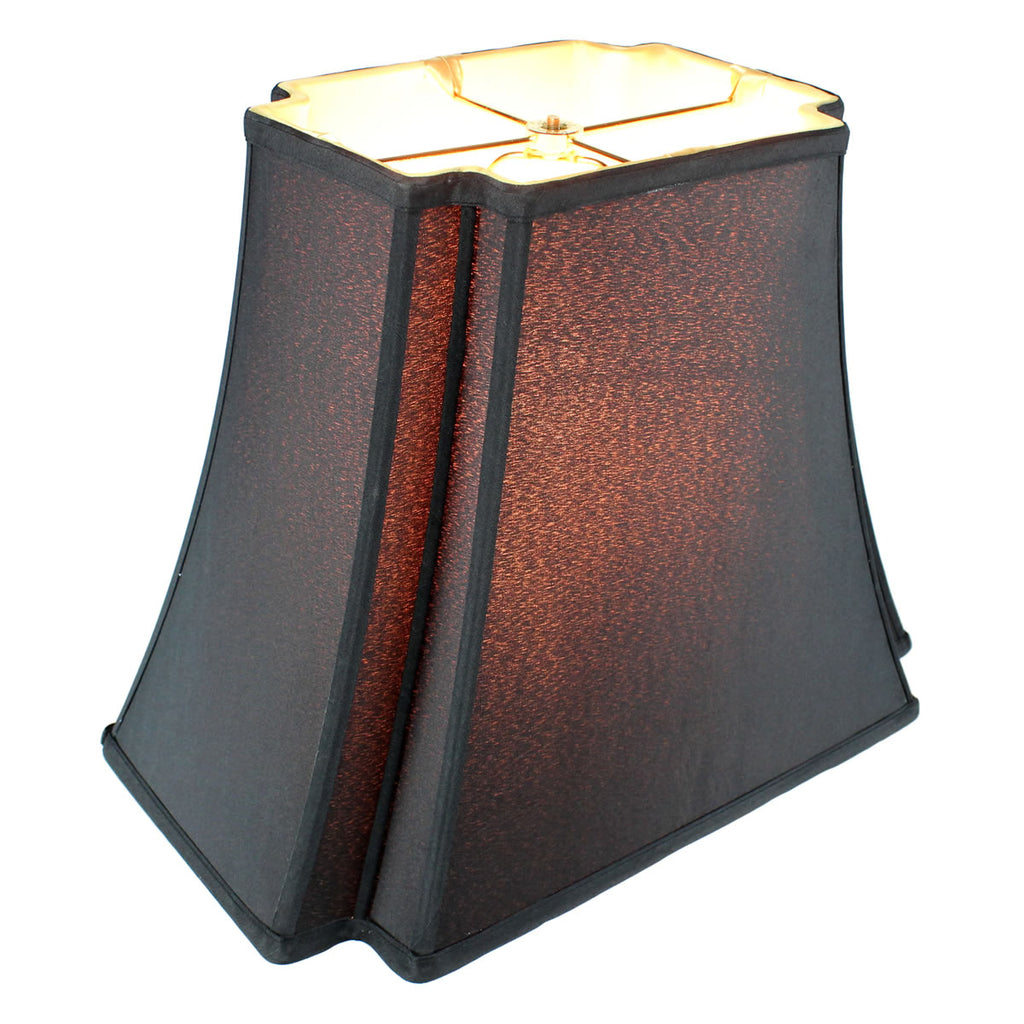 9x16x13 Black with Gold Liner Lampshade