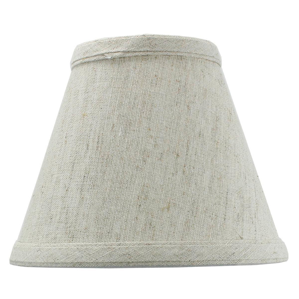 Textured Oatmeal Chandelier Lamp Shade -