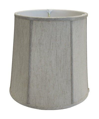 Textured Oatmeal Drum Shantung Shade