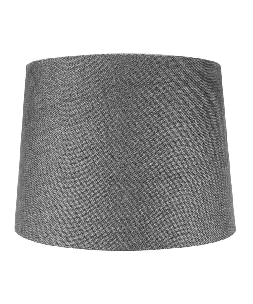 12x14x10 Hardback Drum Lamp Shade Granite Gray