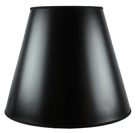 10x18x15 Black Parchment Gold-Lined Empire Lamp Shade