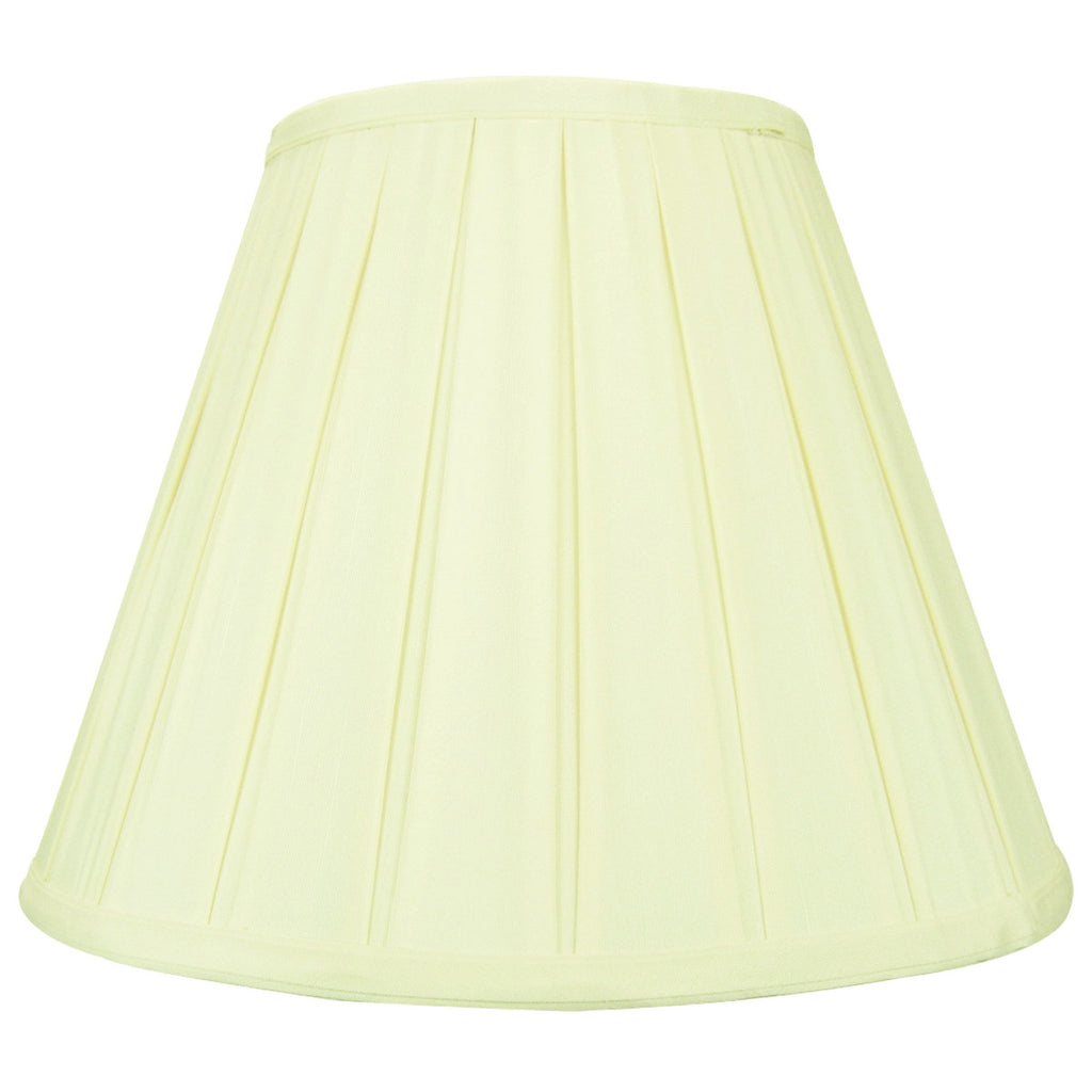 6x12x9 Eggshell Empire Lampshade with White Liner