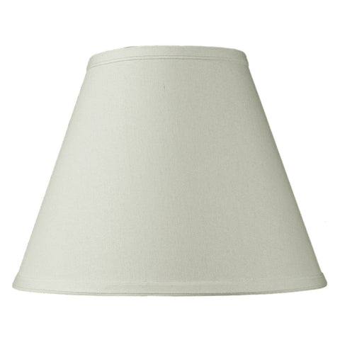 6x12x9 Slip Uno Fitter Hard Back Empire Lamp Shade Light Oatmeal