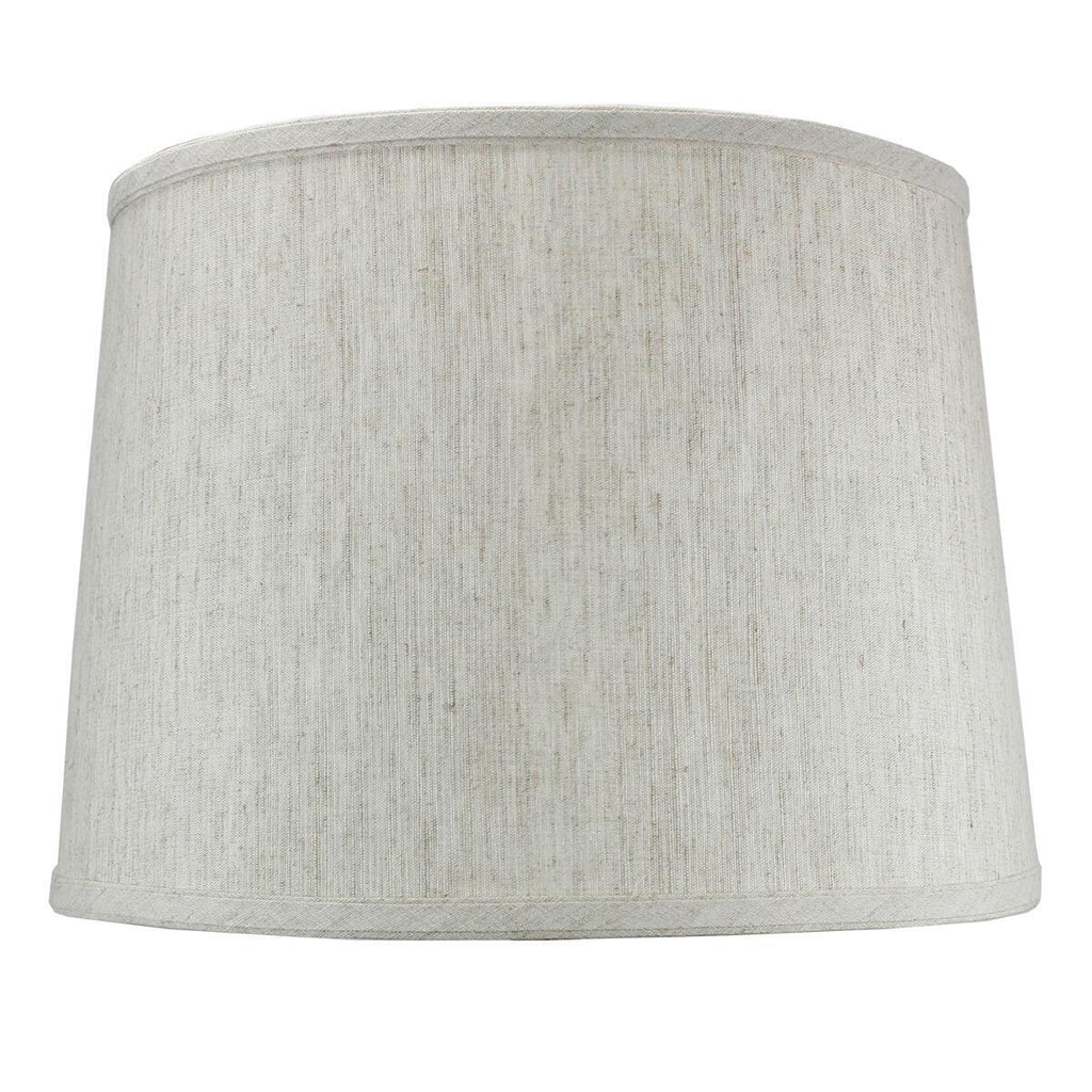 Textured Oatmeal Drum Shade 12x14x10