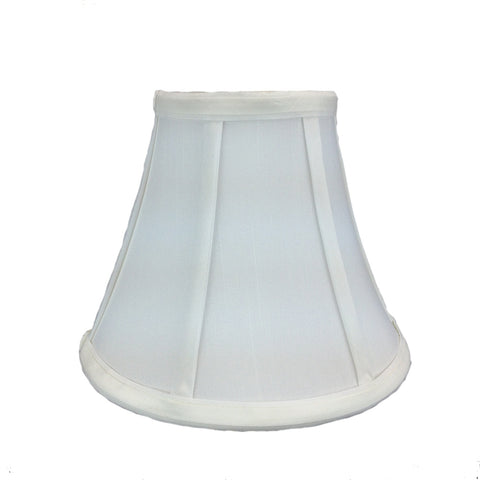 4x8x6 White Bell Shantung Shade