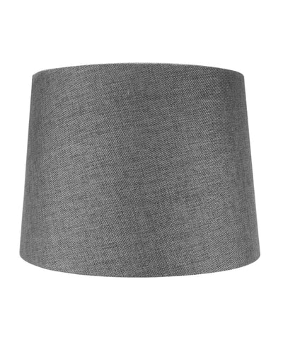 12x14x10 SLIP UNO FITTER Hardback Drum Lamp Shade Granite Gray