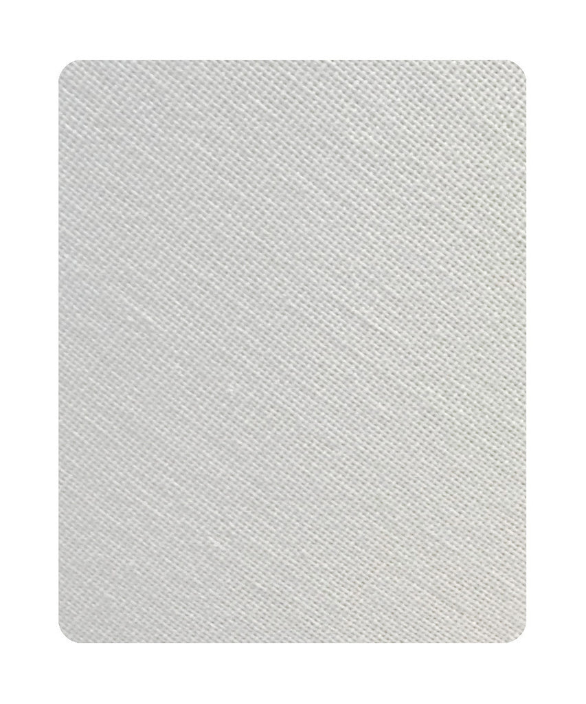 12x14x15 White Linen Fabric Drum Lampshade