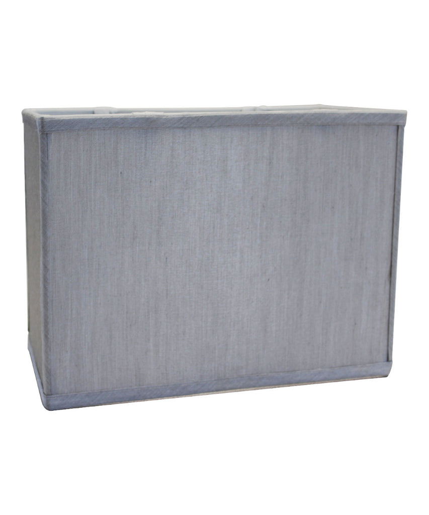 Rectangular Drum Lampshade (6.5x12) (6.5x12) x 9" Textured Oatmeal