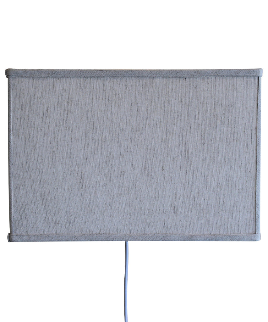 Floating Shade Plug-In Wall Light Textured Oatmeal (10x16) (10x16) x 11