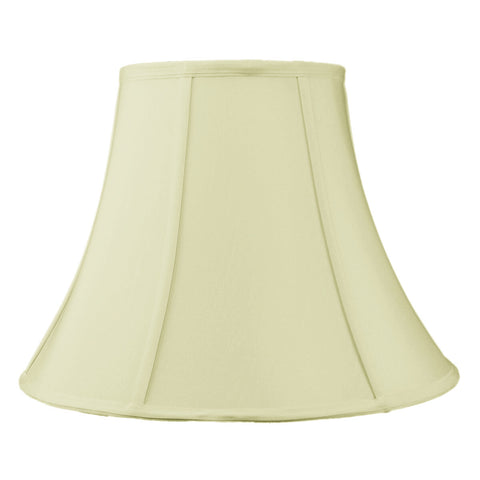 8x16x12 SLIP UNO FITTER Egg Shell Shantung Bell Lampshade